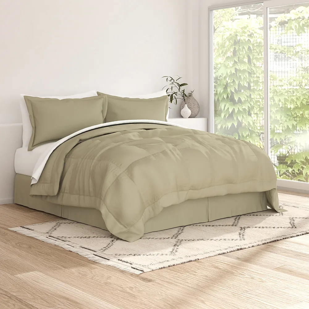 8-Piece Down-Alternative Comforter Set