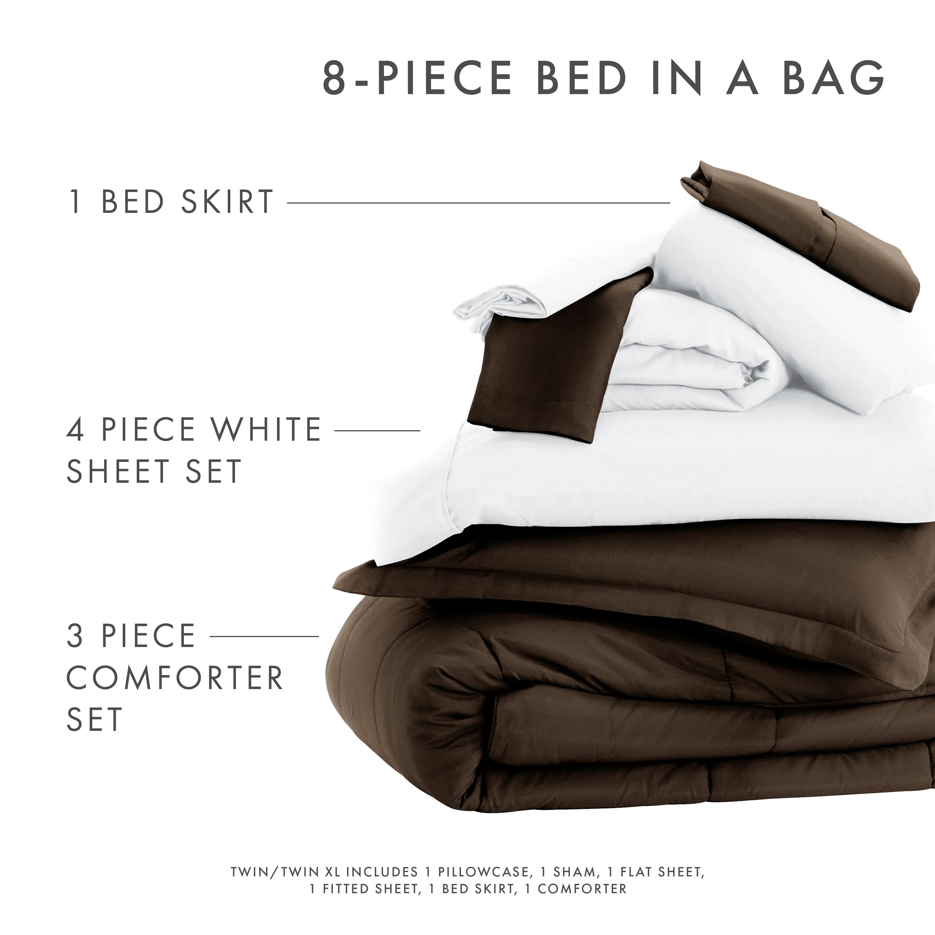 8-Piece Down-Alternative Comforter Set