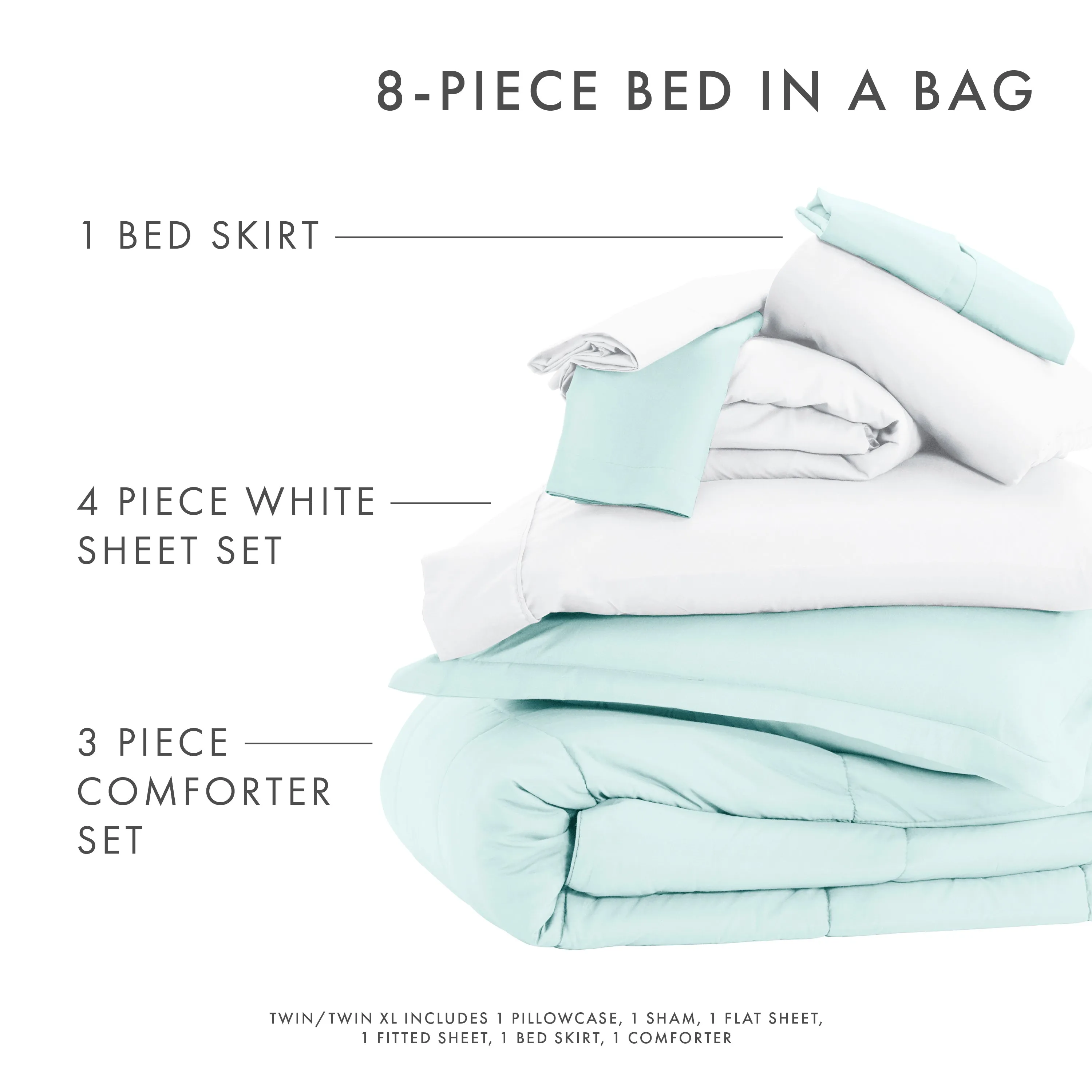 8-Piece Down-Alternative Comforter Set