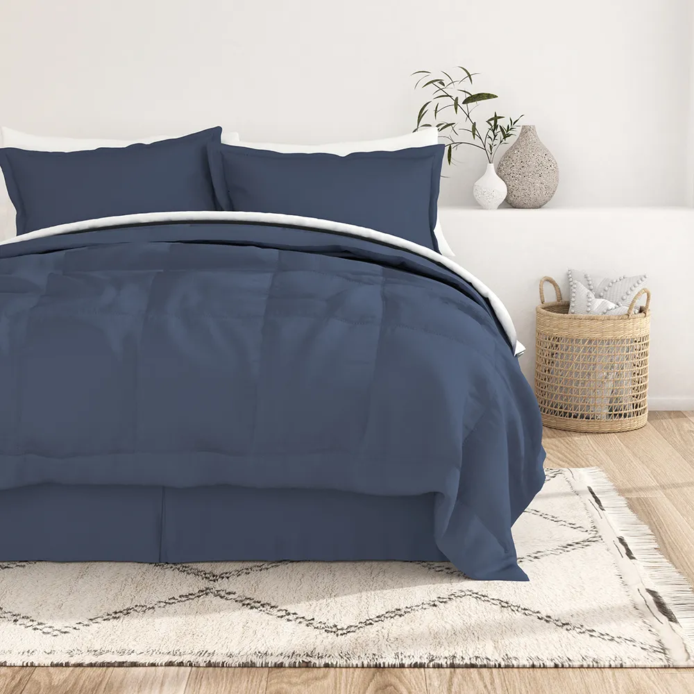 8-Piece Down-Alternative Comforter Set