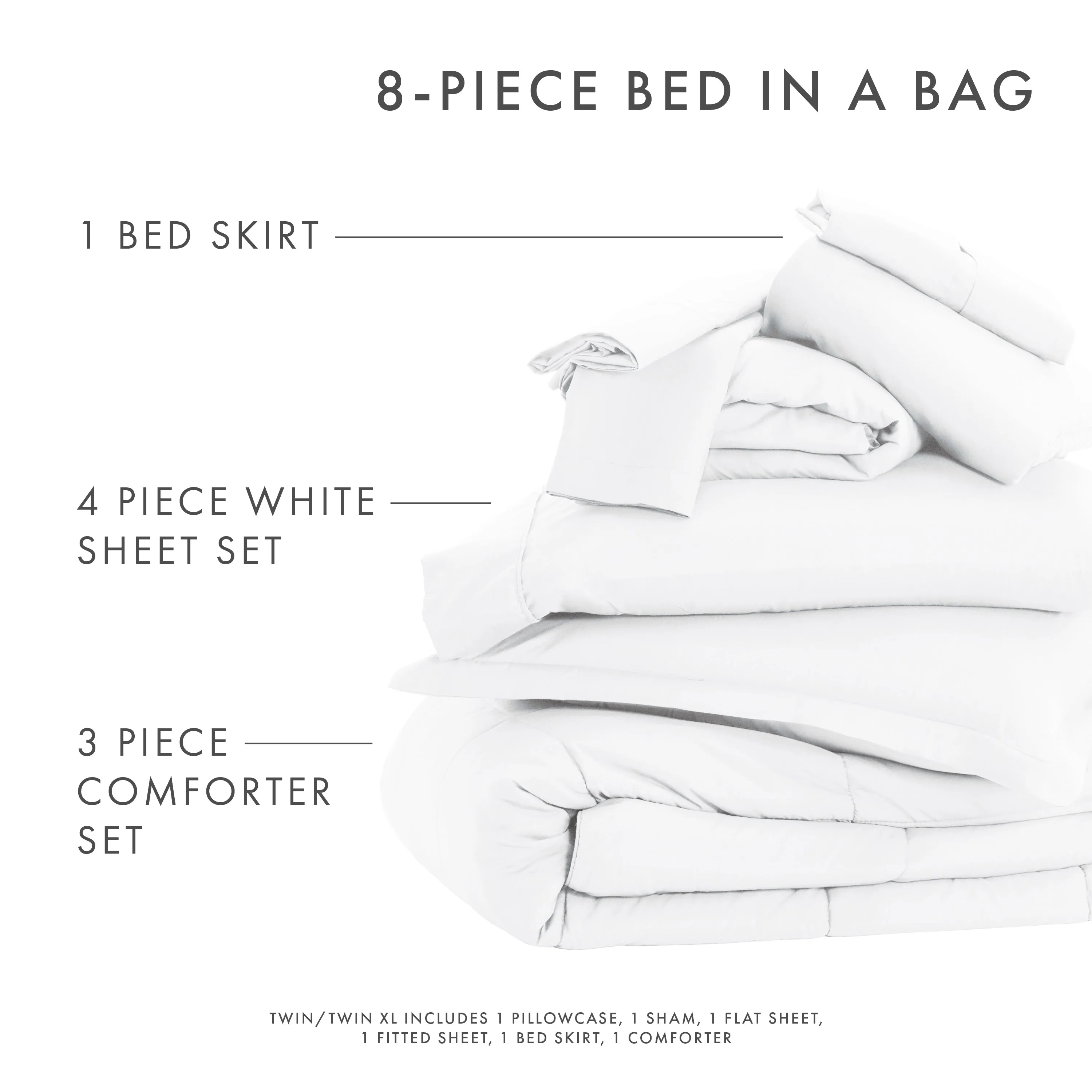 8-Piece Down-Alternative Comforter Set