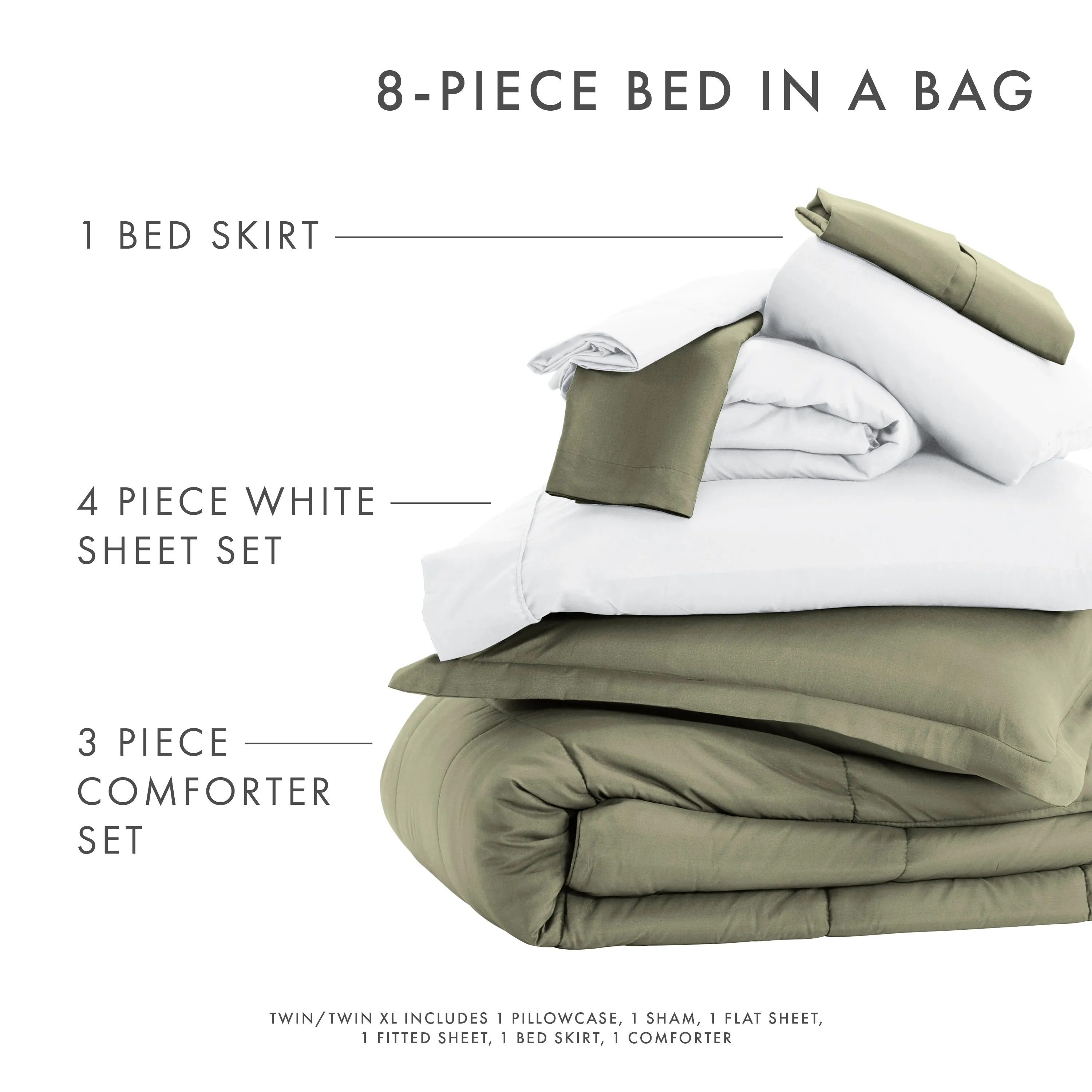 8-Piece Down-Alternative Comforter Set