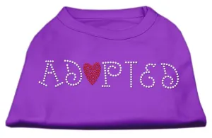 Adopted Rhinestone Shirt Purple XS (8)