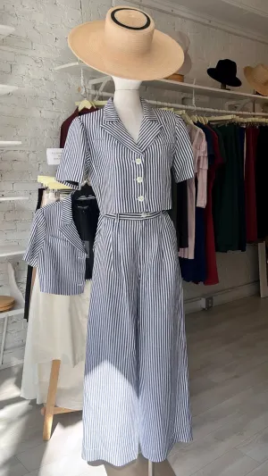 Ash Pant - Linen - Stripe