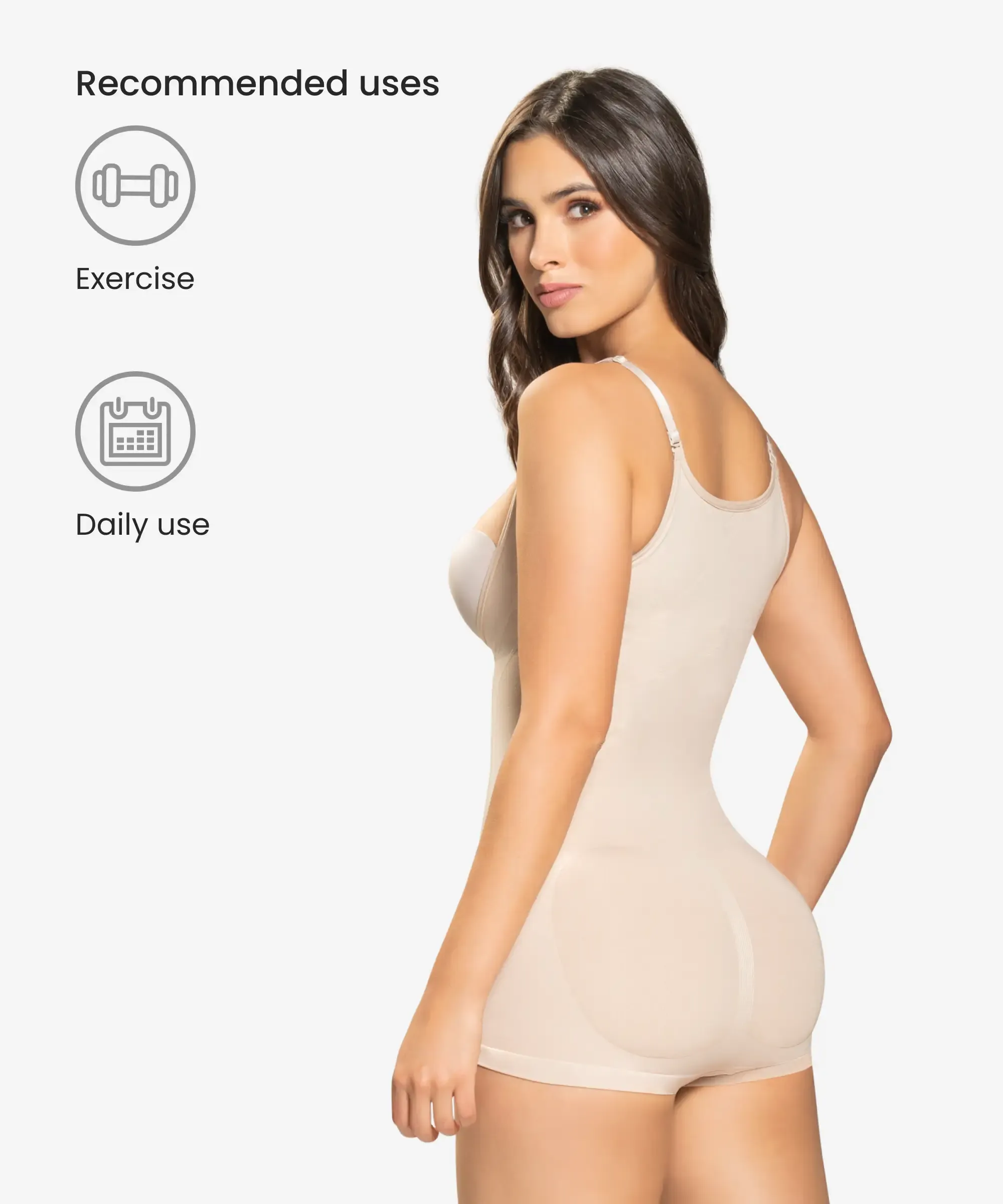 Butt-lifter slimming body shaper in boyshort seamless - Style 1584