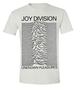 CLEARANCE - T-Shirt - Joy Division - Unknown Pleasures - White