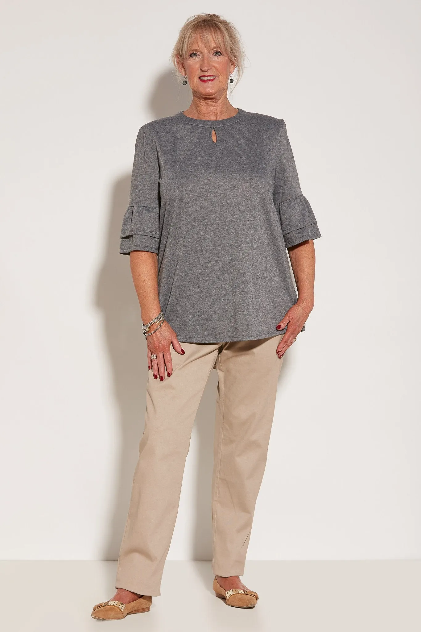 Cristy Top - Smoked Pearl