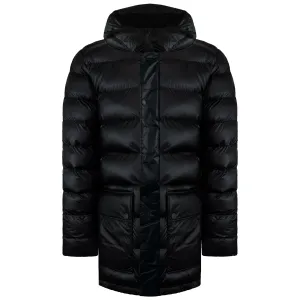 Hunter Rubberised Mens Black Puffer Coat