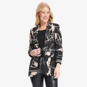 Joseph Ribkoff Blazer with Ruched Detail Cuff– Style 214289