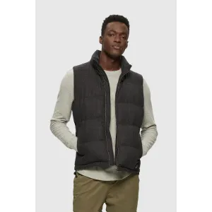 Kuwalla Wool Herringbone Puffer Vest