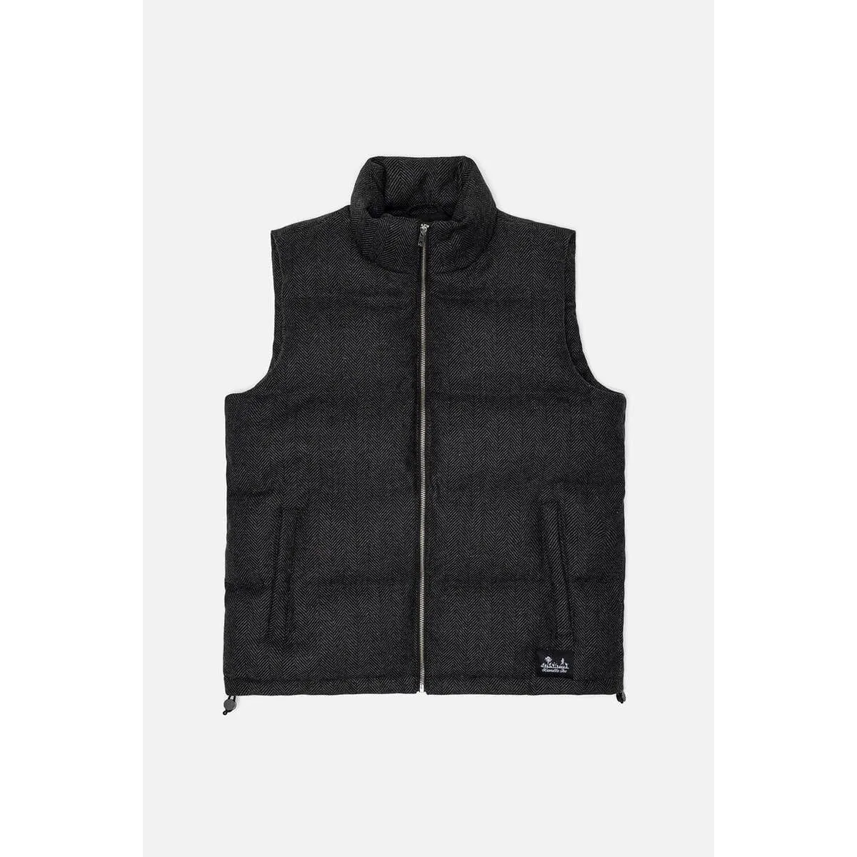 Kuwalla Wool Herringbone Puffer Vest