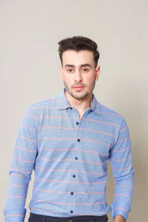 Men Yarn Dyed Button Down Shirt