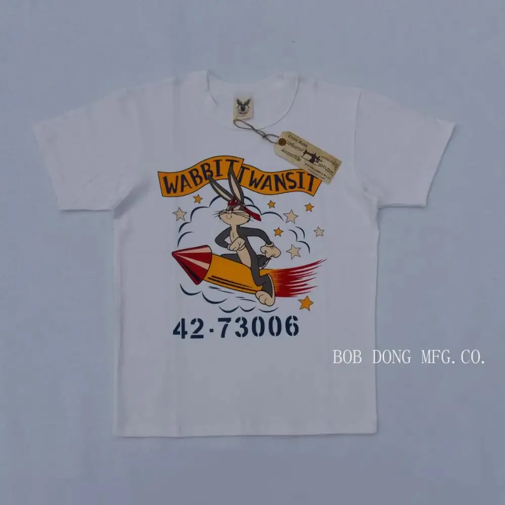 Military Cartoon Tee Shirts - Heavyweight Crewneck Men T-Shirts