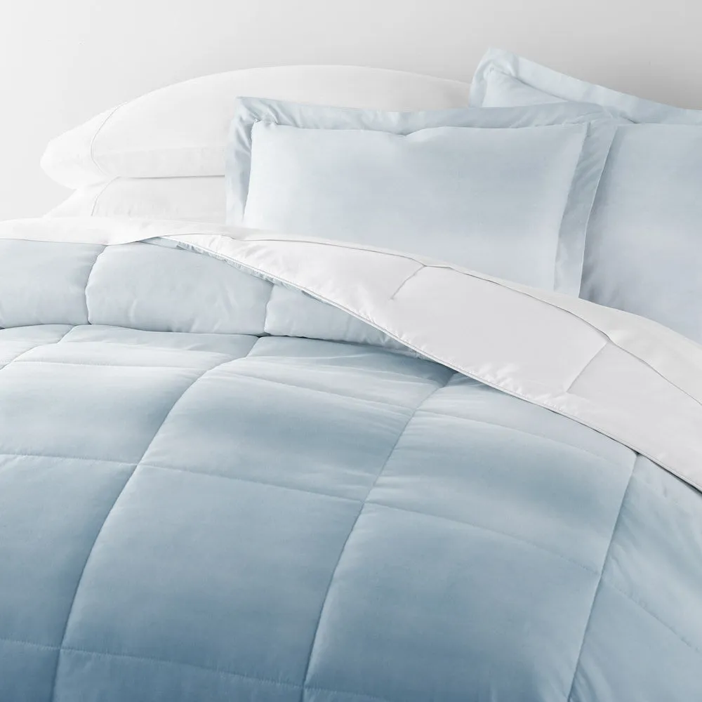 Ocean Waves Reversible Down-Alternative Comforter Set - 12 Days of Deals