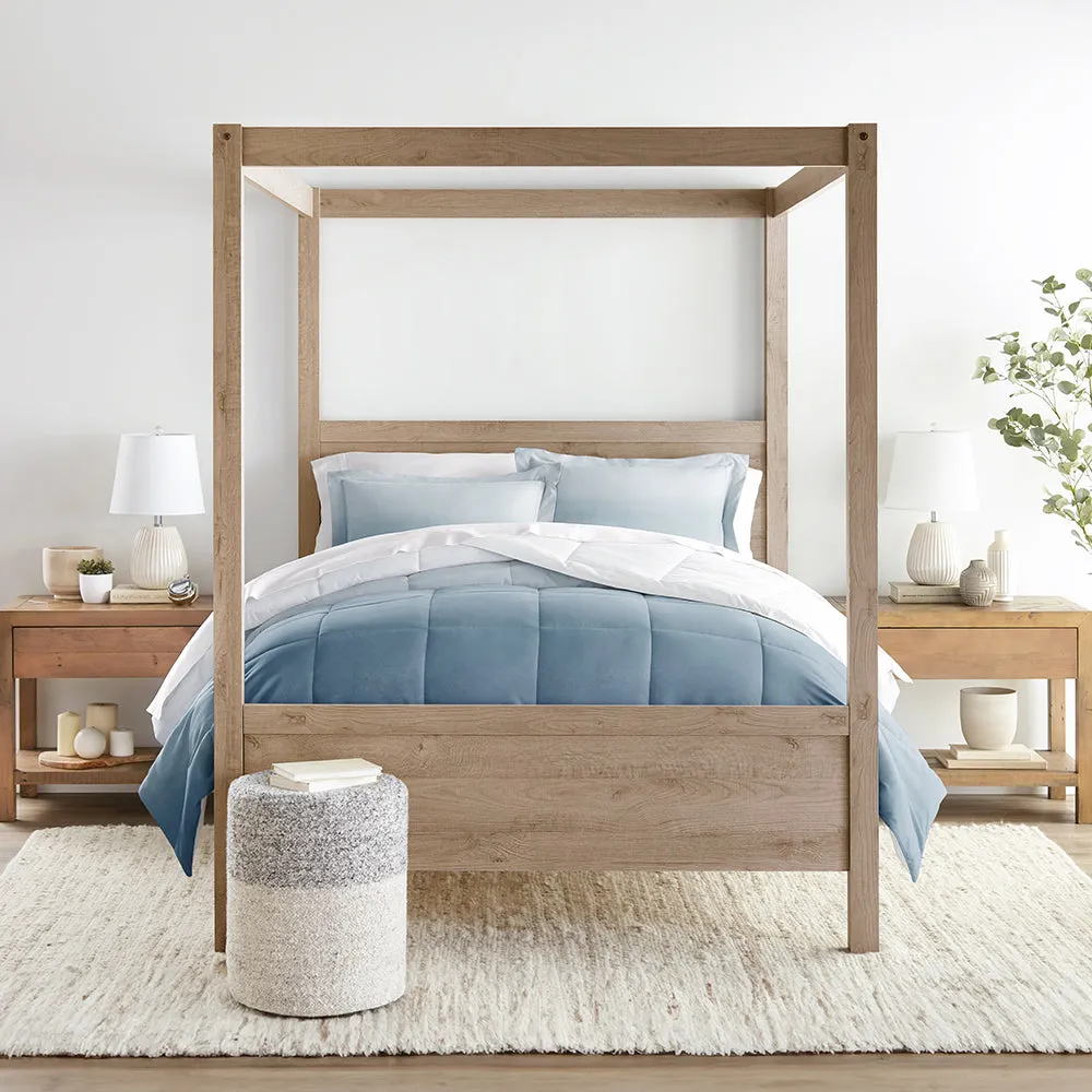 Ocean Waves Reversible Down-Alternative Comforter Set - 12 Days of Deals