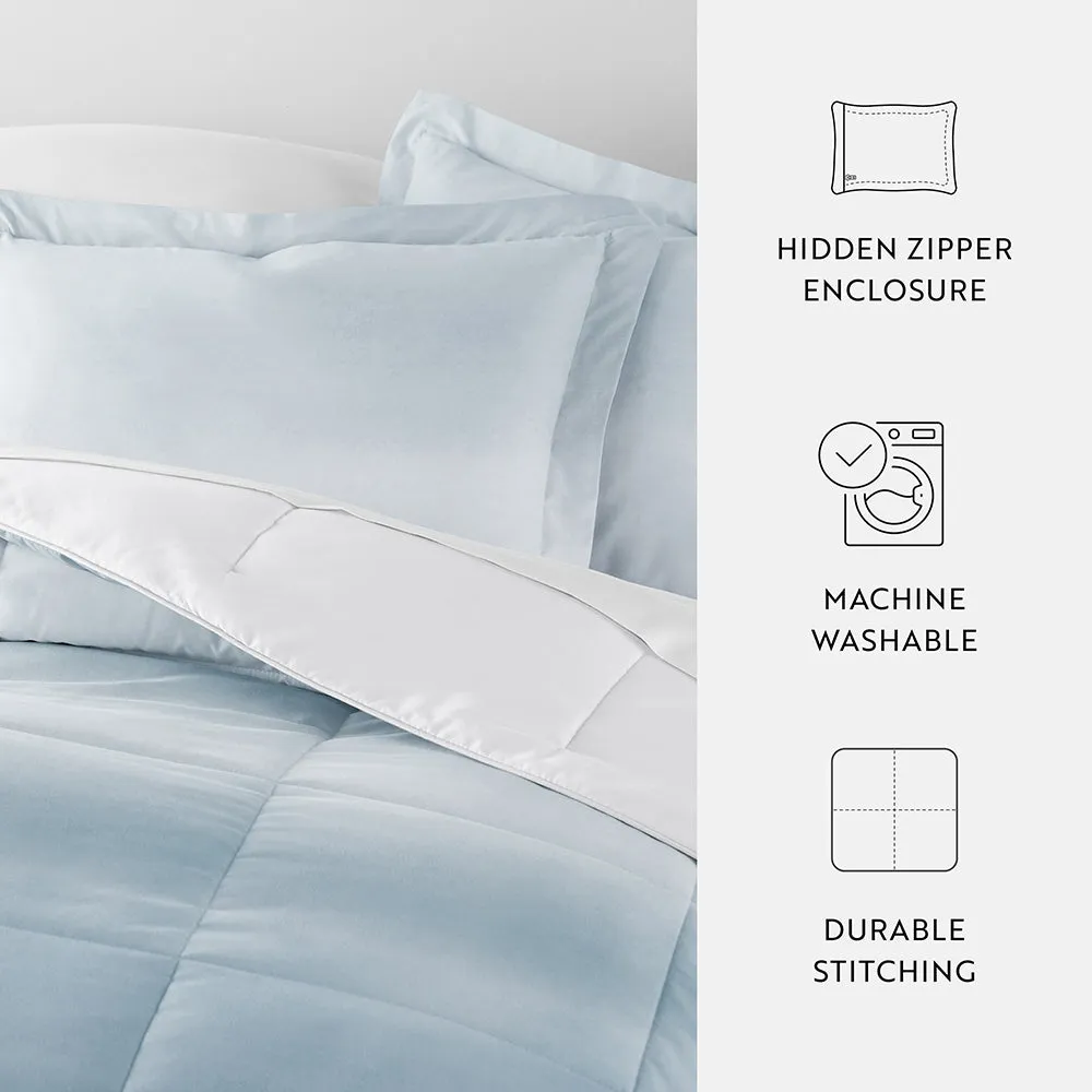 Ocean Waves Reversible Down-Alternative Comforter Set - 12 Days of Deals
