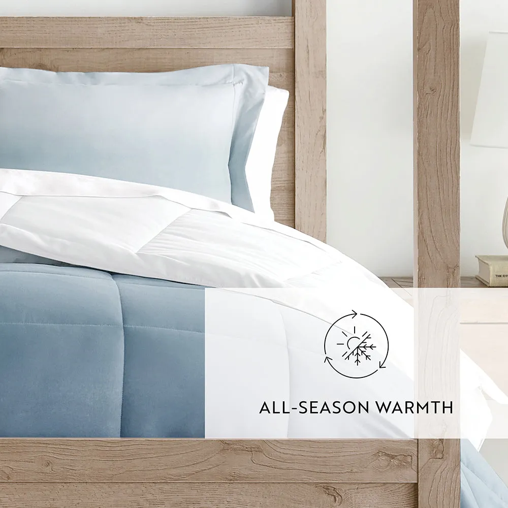 Ocean Waves Reversible Down-Alternative Comforter Set - 12 Days of Deals