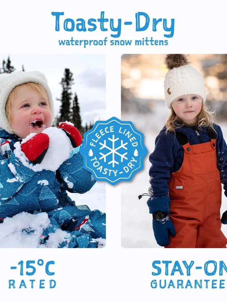 Toasty-Dry Waterproof Snow Mitten: Bear Mountain