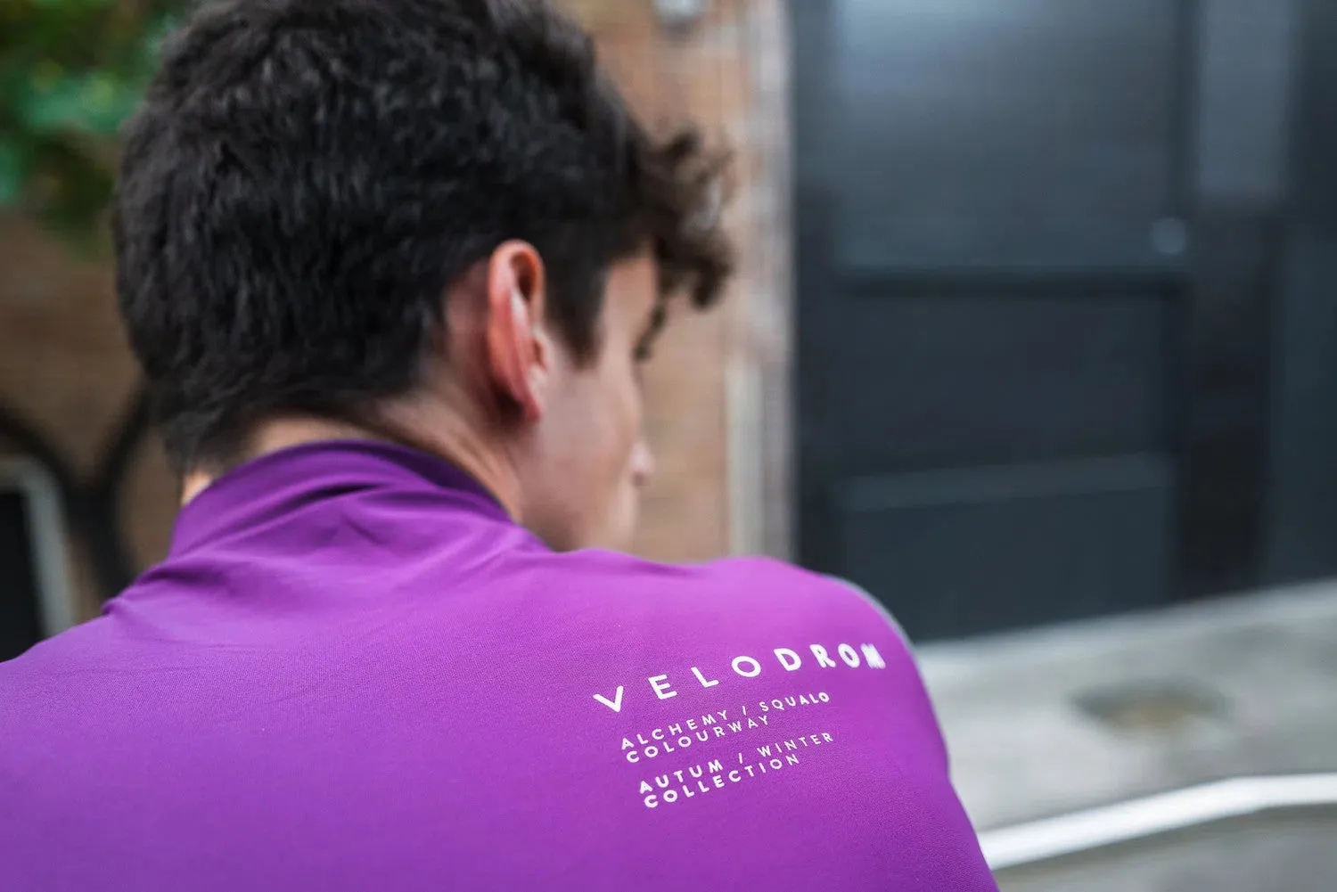 VELODROM DualC Long Sleeve Jersey - Dark Magenta/Grey