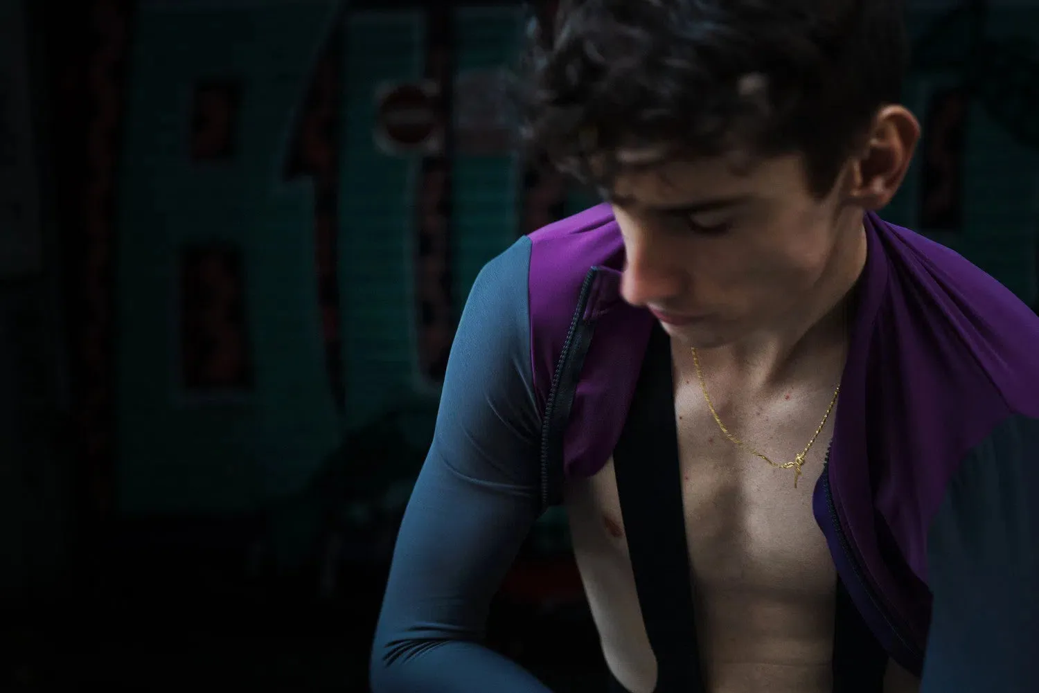 VELODROM DualC Long Sleeve Jersey - Dark Magenta/Grey