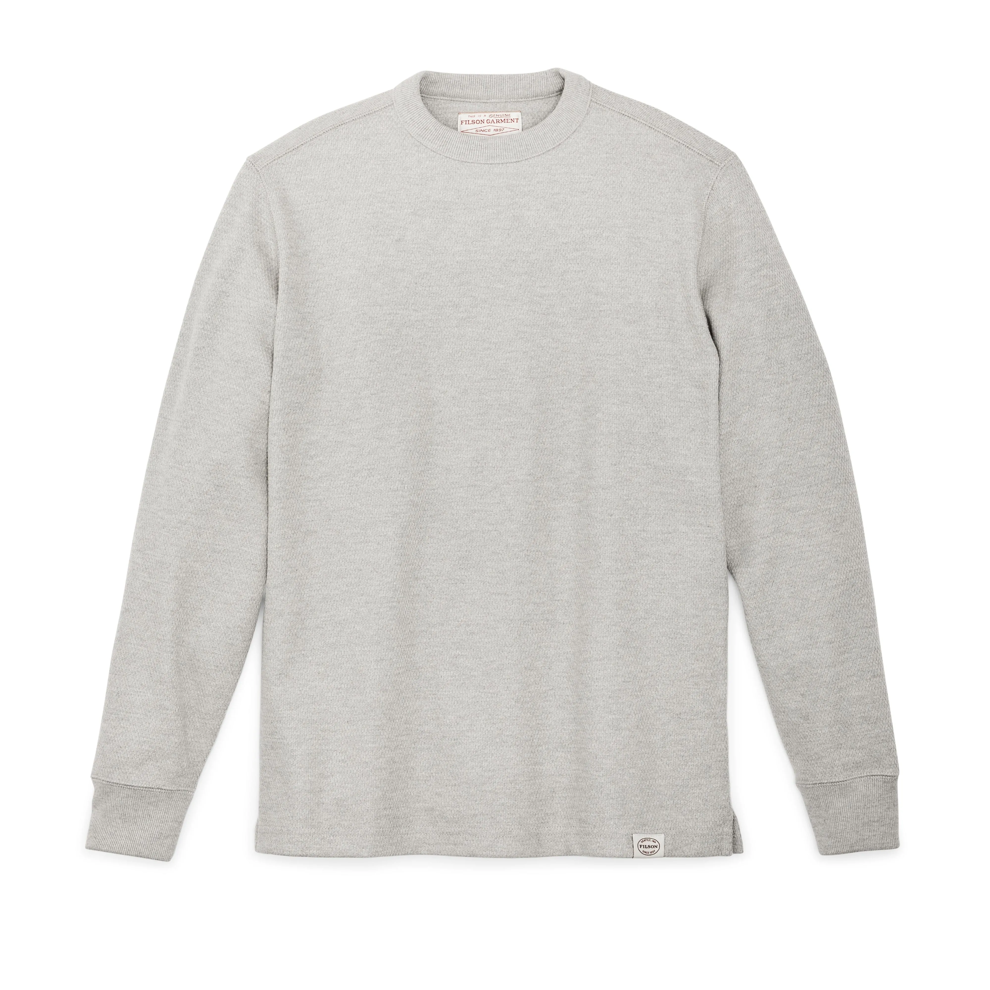Waffle Knit Thermal Crewneck