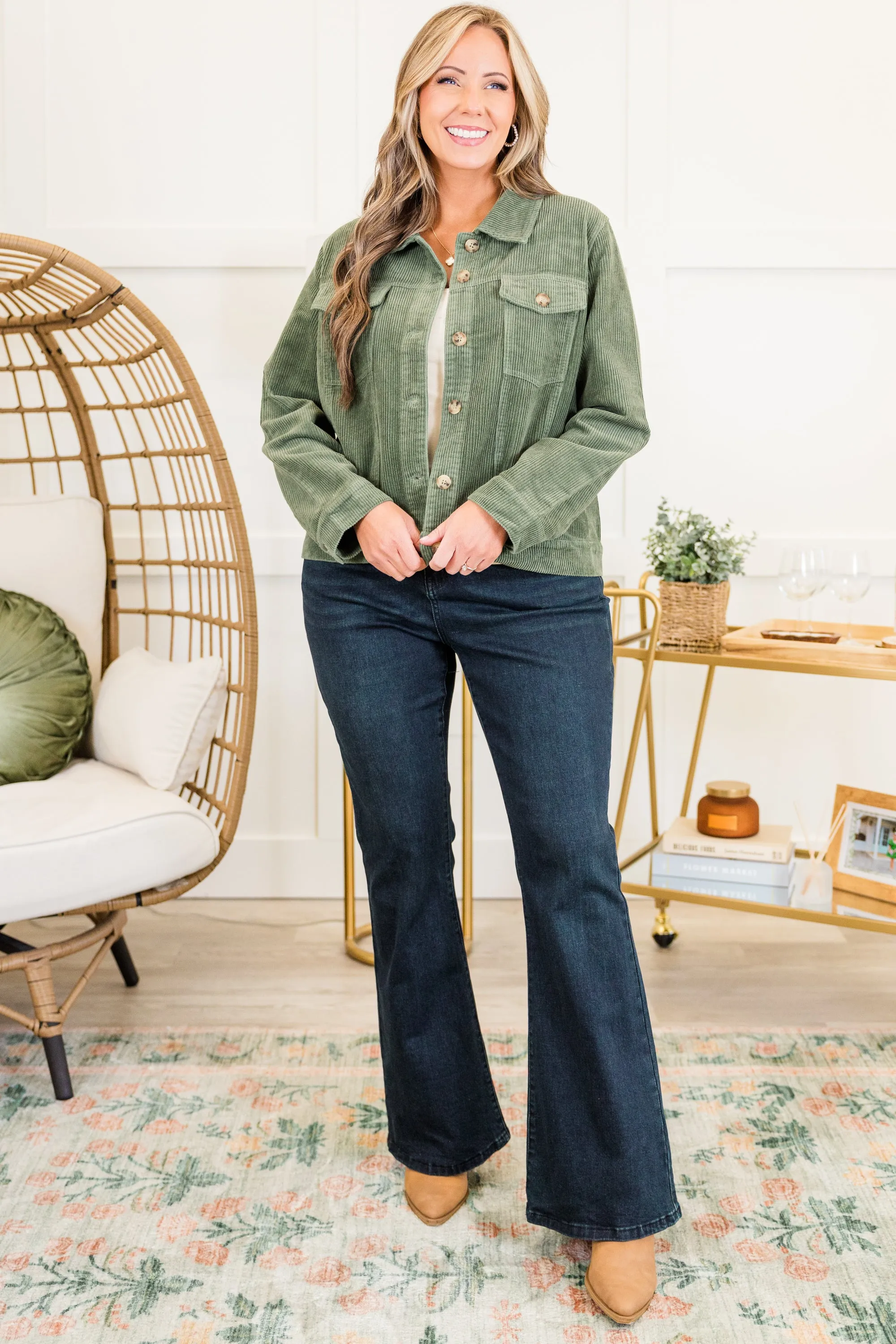 What Once Was Jacket, Olive