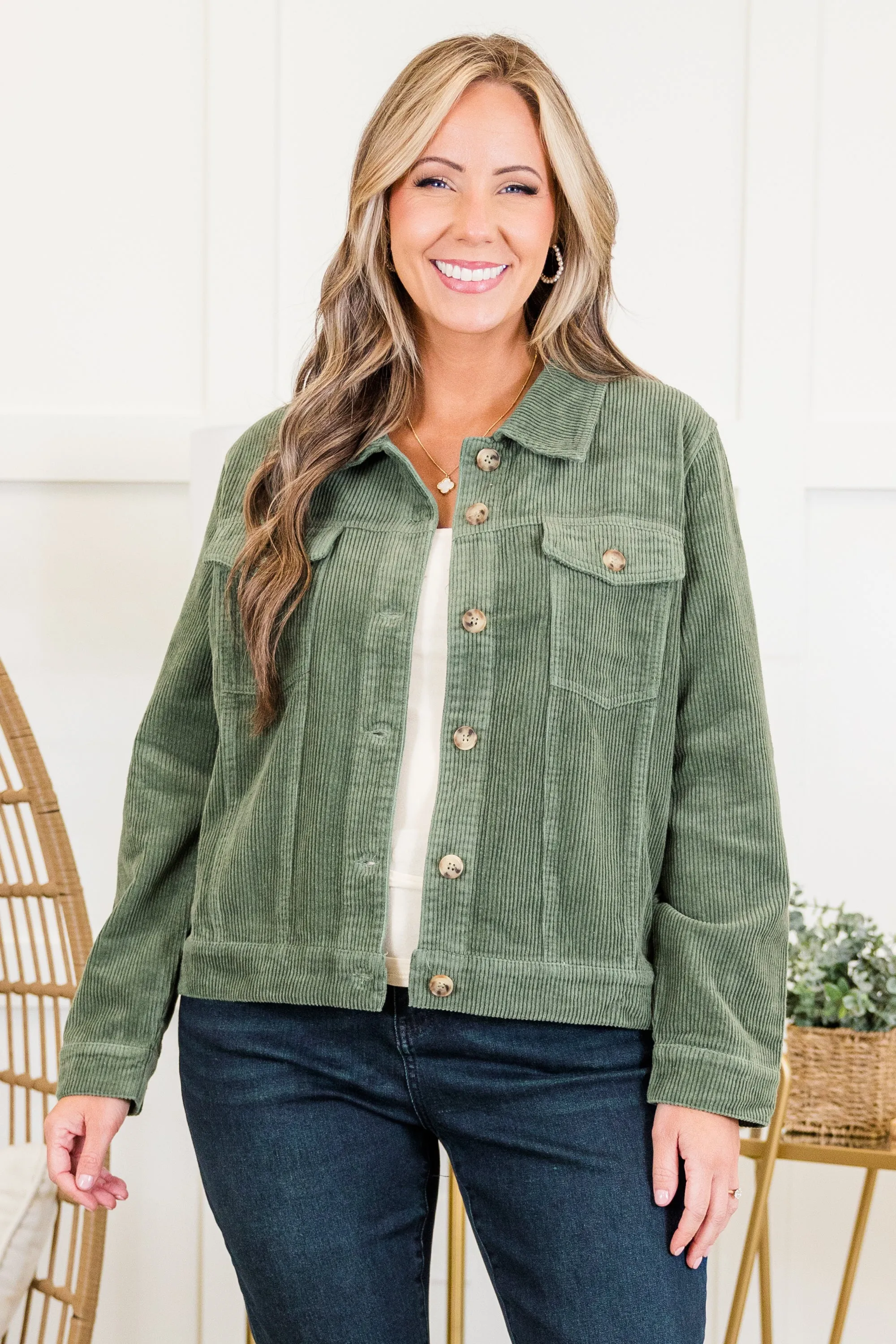 What Once Was Jacket, Olive