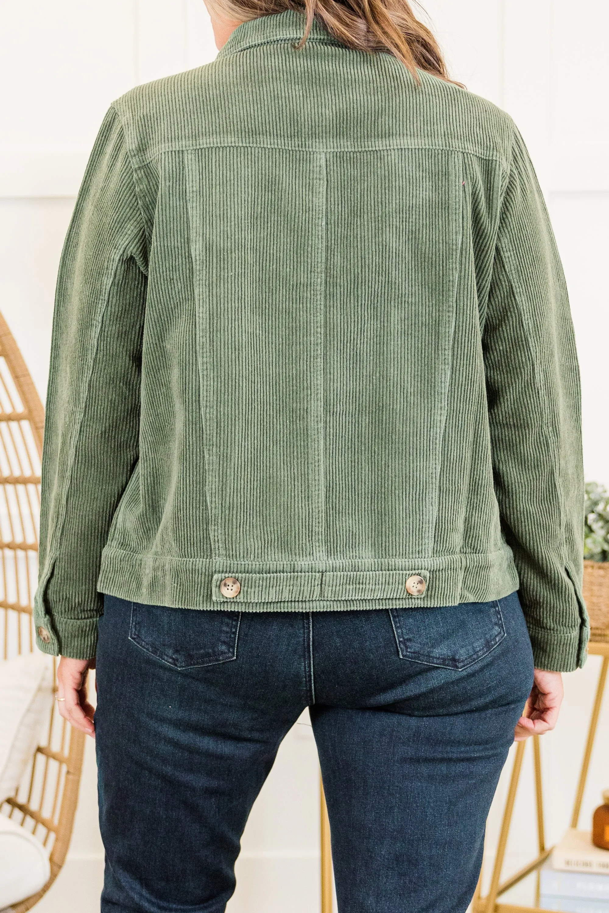 What Once Was Jacket, Olive