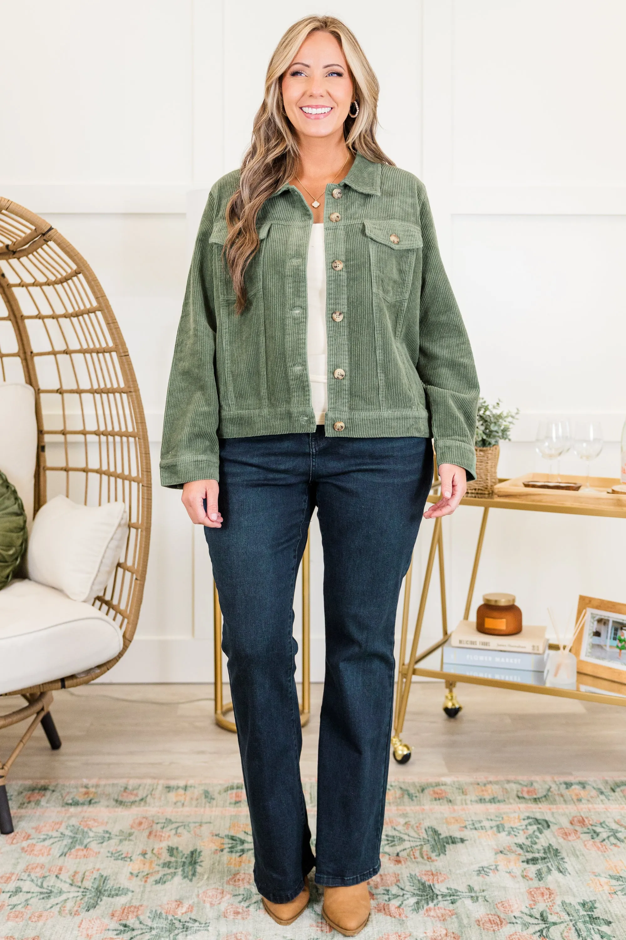 What Once Was Jacket, Olive